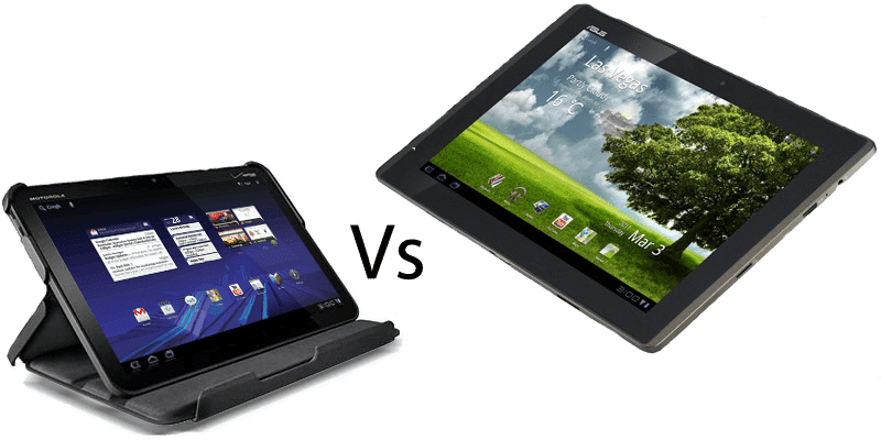 Motorola Xoom Vs Asus Tranformer