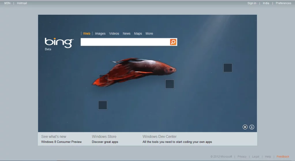 Expect Windows 8 - The Consumer Preview soon 1 Bing Windows 8 Page