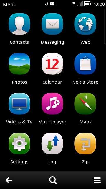 Nokia Belle Homescreen