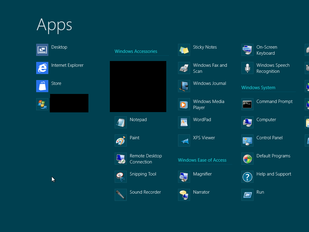Windows 8 pro apps