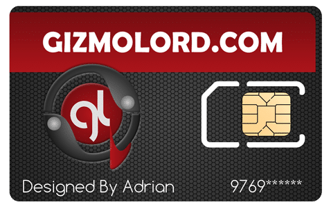 GizmoLord Logo Redesigned Officially! 2 GizmoLord SIM card - GizmoLord logo