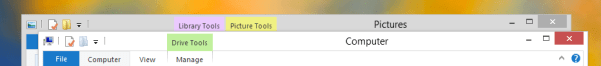 Windows 8: The new UI 2 The new Windows 8 title bars