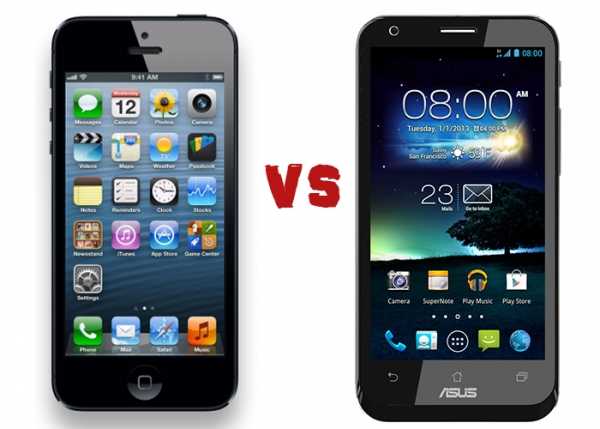 iPhone 5 vs Asus Padfone 2