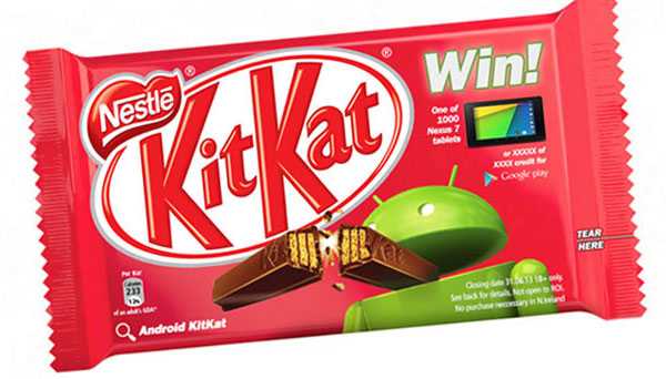 Google Nestle Android KitKat