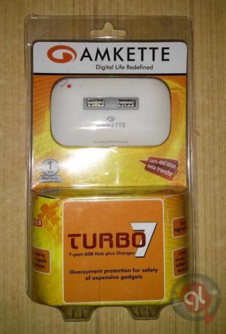 Amkette Turbo 7 Port USB Hub