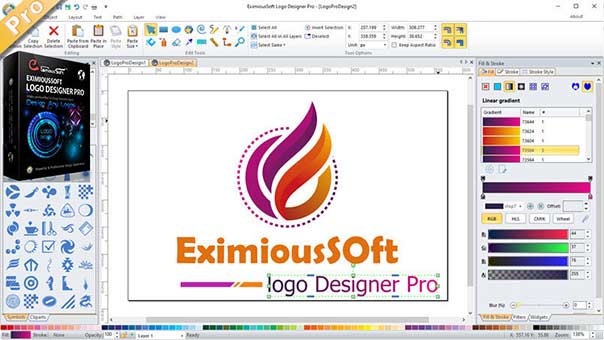 Eximioussoft Logo Designer Pro Logo Making Software