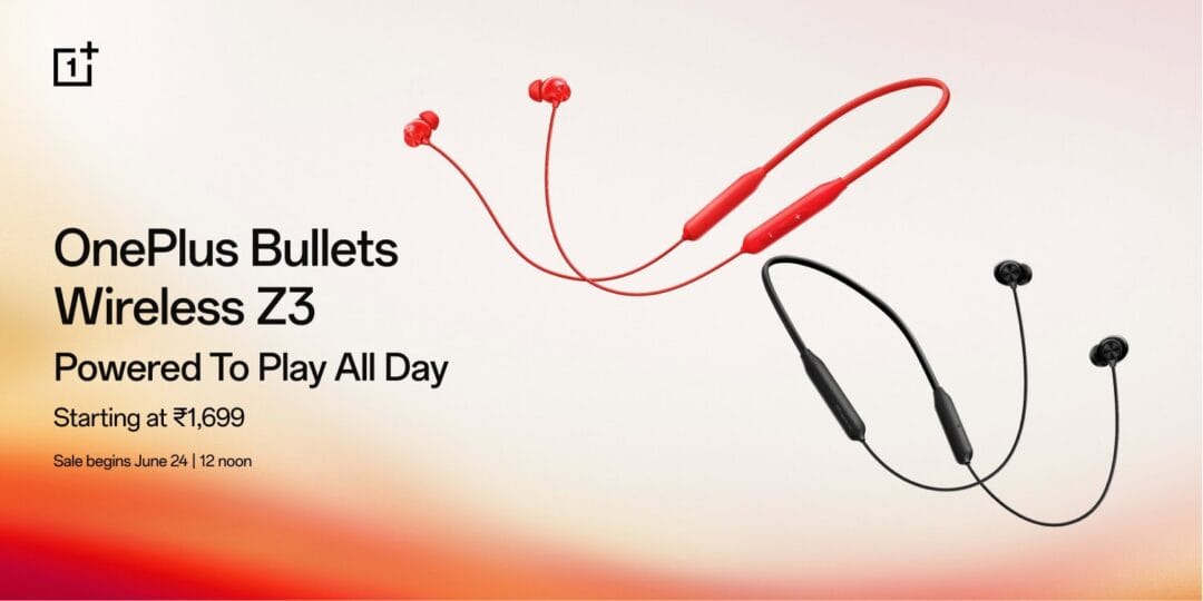 OnePlus launches Bullets Wireless Z3, the next-gen wireless neckband with ultra-fast charging and immersive audio 1 OnePlus launches Bullets Wireless Z3, the next-gen wireless neckband with ultra-fast charging and immersive audio